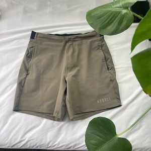 Nobull lightweight shorts, for training.